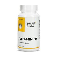 Витамины и минералы Progress Nutrition Vitamin D3 5000 IU, 90 капсул