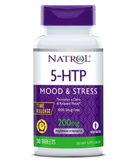Аминокислота Natrol 5-HTP 200 mg T/R, 30 таблеток