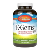 Витамины и минералы Carlson Labs E-Gems 1000 IU Elite, 120 капсул