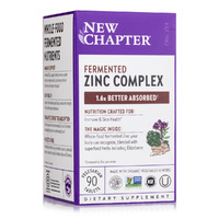 Вітаміни та мінерали New Chapter Zinc Complex, 90 таблеток