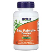 Натуральная добавка NOW Saw Palmetto Berries 550 mg, 100 вегакапсул