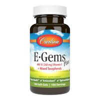 Витамины и минералы Carlson Labs E-Gems 400 IU Plus, 100 капсул