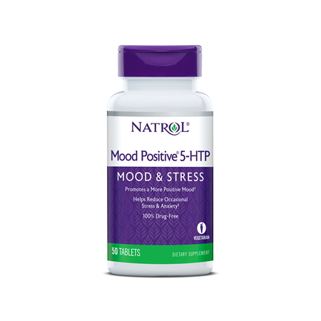 Аминокислота Natrol Mood Positive 5-HTP, 50 таблеток