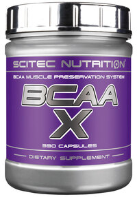 Аминокислота BCAA Scitec BCAA X, 330 капсул