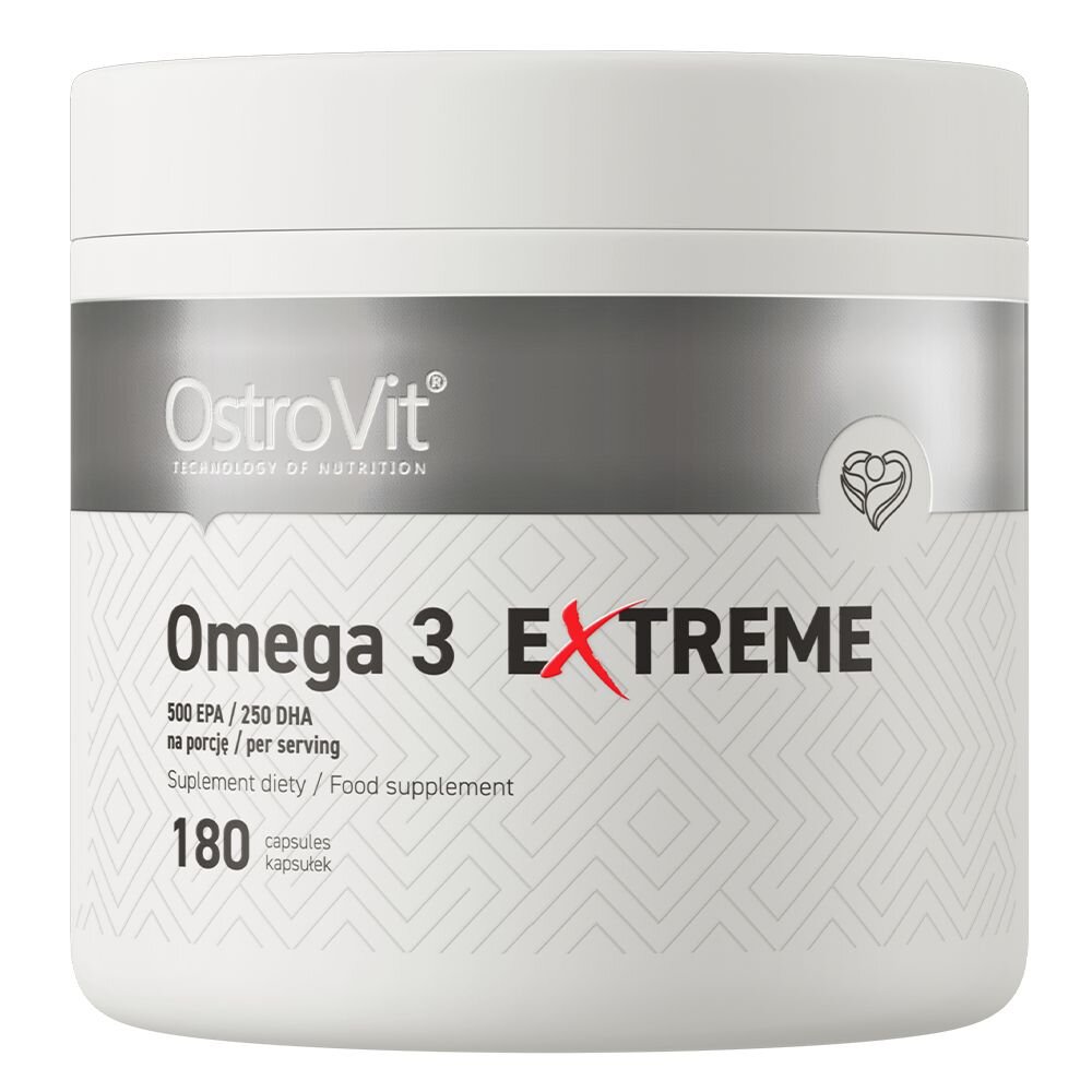 Жирные кислоты OstroVit Omega 3 Extreme, 180 капсул
