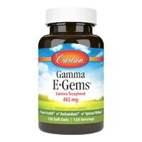 Витамины и минералы Carlson Labs Gamma E-Gems, 120 капсул