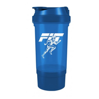 Шейкер Fit MY Drink + контейнер, 500 мл, Blue