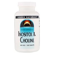 Витамины и минералы Source Naturals Inositol &amp; Choline, 100 таблеток