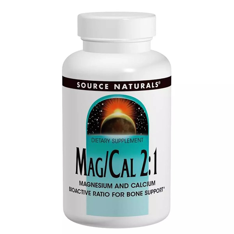 Витамины и минералы Source Naturals Mag/Cal 2:1, 180 капсул