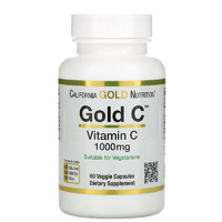 Витамины и минералы California Gold Nutrition Gold C, 60 вегакапсул