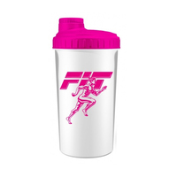 Шейкер Fit MY Drink 700 мл, бело розовый