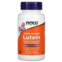 Натуральная добавка NOW Lutein 20 mg, 90 вегакапсул