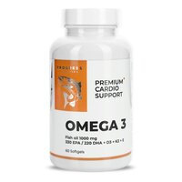 Жирные кислоты Progress Nutrition Omega 3 Premium, 60 капсул