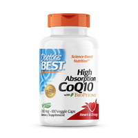 Натуральная добавка Doctor's Best CoQ10 BioPerine 200 mg, 180 вегакапсул