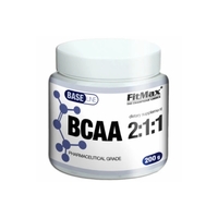 Аминокислота BCAA FitMax Base BCAA 2:1:1, 200 грамм СРОК 02.23