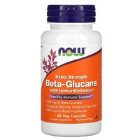 Натуральная добавка NOW Beta-Glucans with ImmunEnhancer, 60 вегакапсул