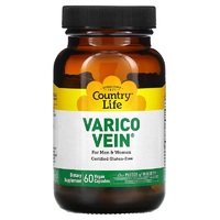 Натуральная добавка Country Life Varico Vein, 60 вегакапсул