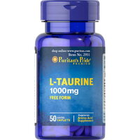 Аминокислота Puritan's Pride L-Taurine 1000 mg, 50 капсул