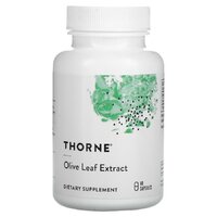 Натуральная добавка Thorne Olive Leaf Extract, 60 вегакапсул