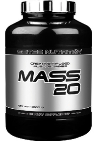 Гейнер Scitec Mass 20, 4 кг
