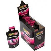 Протеїн Power Pro Amino-Protein Gel, 12 пак/упаковка - малина