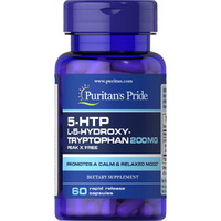 Аминокислота Puritan's Pride 5-HTP 200 mg, 60 капсул