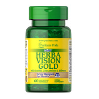 Натуральная добавка Puritan's Pride Herbavision Gold, 60 капсул