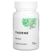 Натуральная добавка Thorne Rhodiola, 60 капсул