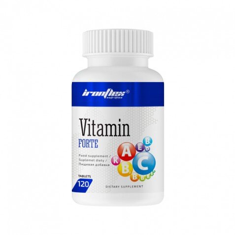 Вітаміни та мінерали IronFlex Vitamin Forte, 120 таблеток, ТЕРМІНИ 01.24