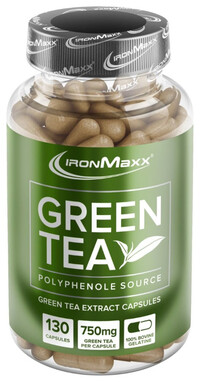 Натуральная добавка IronMaxx Green Tea, 130 капсул