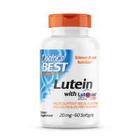 Натуральная добавка Doctor's Best Lutein with Lutemax 2020, 60 вегакапсул
