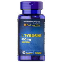 Аминокислота Puritan's Pride L-Tyrosine 500 mg, 100 капсул