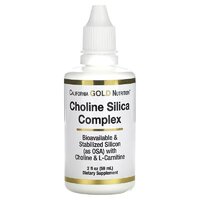 Вітаміни та мінерали California Gold Nutrition Choline Silica Complex, 59 мл