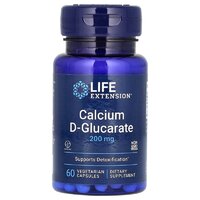Витамины и минералы Life Extension Calcium D-Glucarate 200 mg, 60 вегакапсул