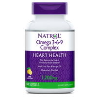 Жирные кислоты Natrol Omega 3-6-9 Complex, 60 капсул
