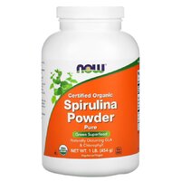 Натуральная добавка NOW Spirulina Powder Organic, 454 грамм