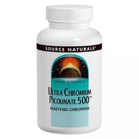 Витамины и минералы Source Naturals Ultra Chromium Picolinate 500 mcg, 60 таблеток