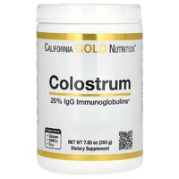 Натуральная добавка California Gold Nutrition Colostrum, 200 грамм