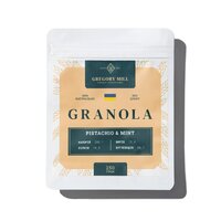 Заменитель питания Gregory Mill Granola Pistachio &amp; Mint, 250 грамм