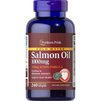 Жирні кислоти Puritan's Pride Salmon Oil 1000 mg, 240 капсул