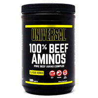 Аминокислота Universal Nutrition 100% Beef Aminos, 200 таблеток