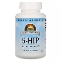 Аминокислота Source Naturals Serene Science 5-HTP 100 mg, 60 капсул