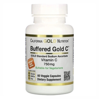 Витамины и минералы California Gold Nutrition Vitamin C 750 mg, 60 вегакапсул