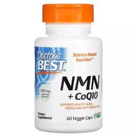 Витамины и минералы Doctor's Best NMN + CoQ10, 60 вегакапсул
