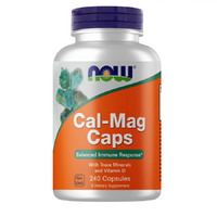 Витамины и минералы NOW Cal-Mag Caps, 240 капсул
