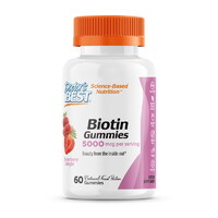 Витамины и минералы Doctor's Best Biotin 5000 mcg, 60 желеек