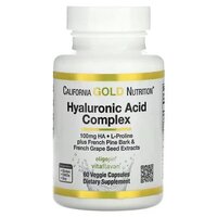 Препарат для суставов и связок California Gold Nutrition Hyaluronic Acid Complex, 60 вегакапсул