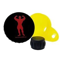 Контейнер для спортивного питания Universal Nutrition Funnel 30 грамм, желтая с черной крышкой