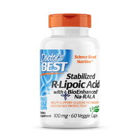 Натуральная добавка Doctor's Best Stabilized R-Lipoic Acid 100 mg, 60 вегакапсул