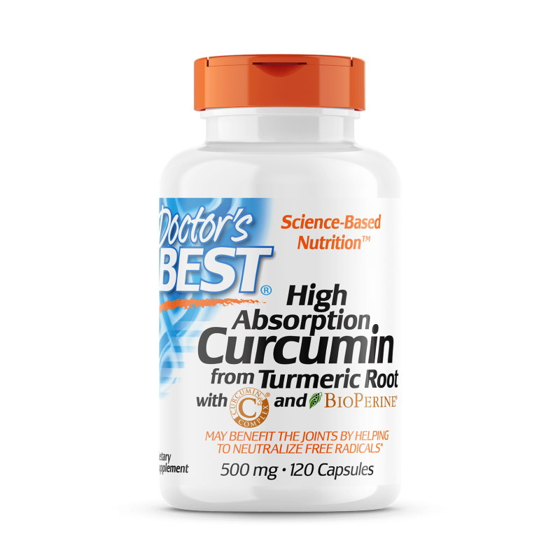 Натуральна добавка Doctor's Best Curcumin C3 Complex 500 mg, 120 капсул